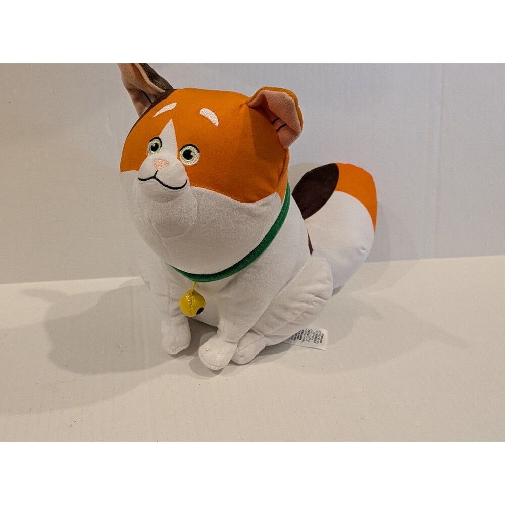 Disney Parks Big Hero 6 Mochi Cat Plush Stuffed Animal Orange 10" Excellent